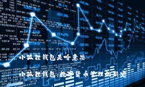 小狐狸钱包是啥意思
小狐狸钱包:数字货币管理的新宠