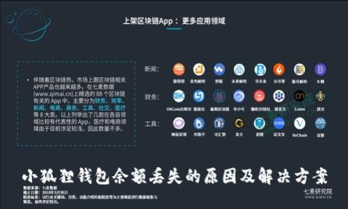 小狐狸钱包余额丢失的原因及解决方案