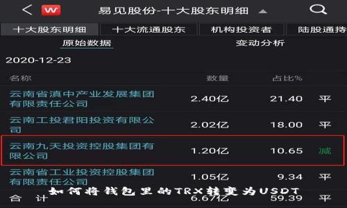 如何将钱包里的TRX转变为USDT