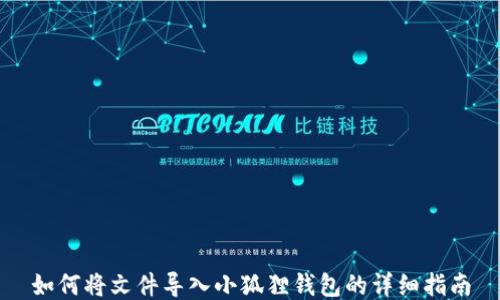 
如何将文件导入小狐狸钱包的详细指南