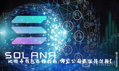 比特币钱包选择指南：哪家公司最值得信赖？