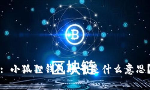 : 小狐狸钱包账号是什么意思？