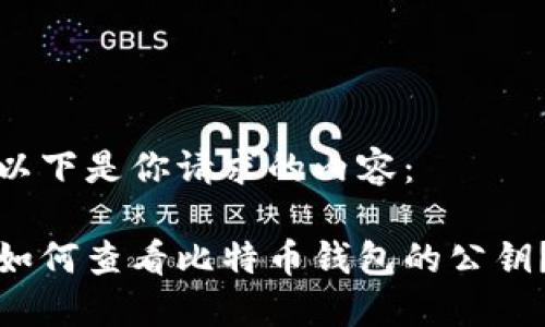 以下是你请求的内容：

如何查看比特币钱包的公钥？