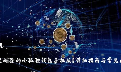 和关键词

如何恢复删除的小狐狸钱包手机版？详细指南与常见问题解答