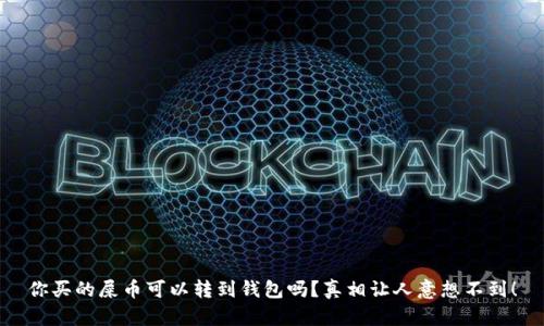 你买的屎币可以转到钱包吗？真相让人意想不到！