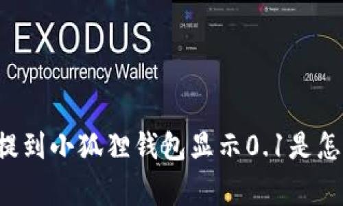 中本聪提到小狐狸钱包显示0.1是怎么回事？