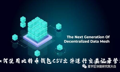 如何使用比特币钱包CSV文件进行交易记录管理