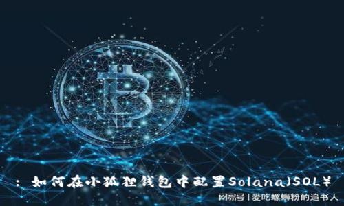 : 如何在小狐狸钱包中配置Solana（SOL）