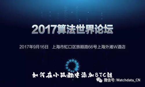 如何在小狐狸中添加BTC链